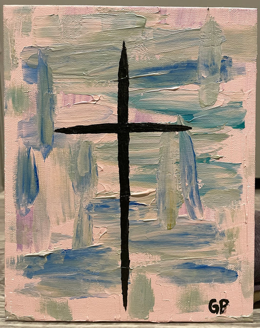Cross No.2 Painting (8x10) - Genesis Phillips