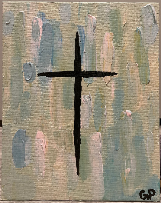 Cross No.1 Painting (8x10) - Genesis Phillips
